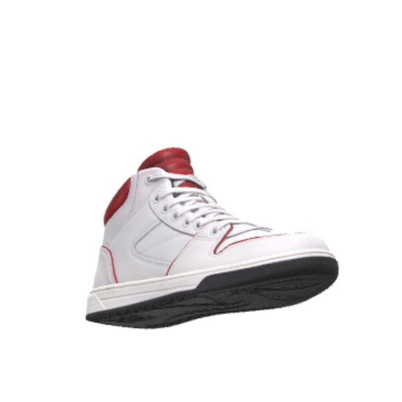 Zara Leather high top sneakers - Picture 2 of 9